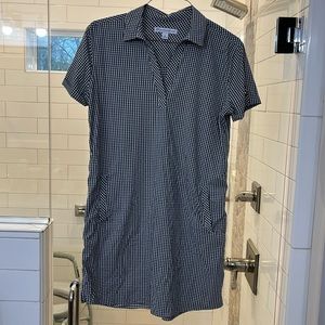 Southern Tide black & white dress, size L